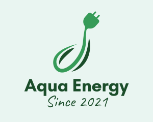 Eco Energy Plug  logo design