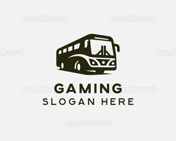 Bus Transportation Vehicle Logo