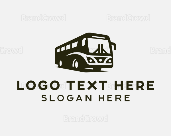 Bus Transportation Vehicle Logo