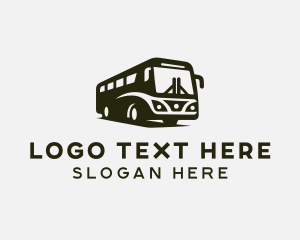 Toy Train - Bus Transportation Vehicle logo design