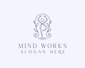 Holistic Zen Yoga Spa logo design