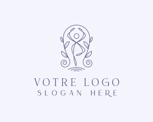 Mindfulness - Holistic Zen Yoga Spa logo design