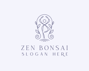 Holistic Zen Yoga Spa logo design