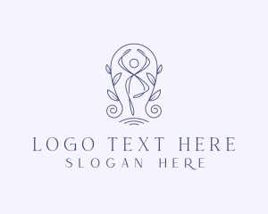Holistic - Holistic Zen Yoga Spa logo design
