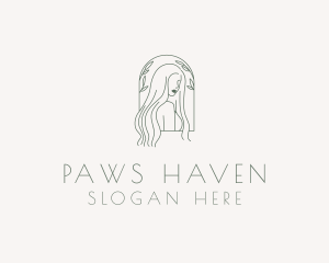 Natural Hair Salon logo design