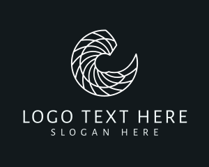 General - Elegant Shell Letter C logo design