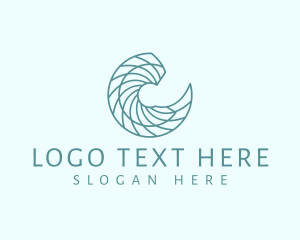 Professional - Shell Letter C logo design