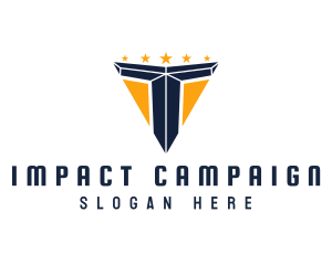 Campaign - Business Campaign Star Letter T logo design