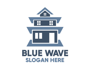 Blue - Blue Tall House logo design