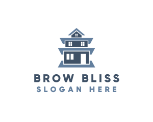 Blue Tall House logo design