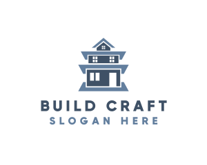 Blue Tall House logo design