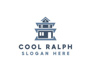 Blue Tall House logo design