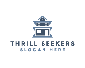 Blue Tall House logo design