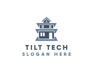 Blue Tall House logo design