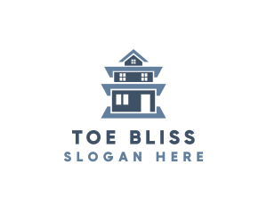 Blue Tall House logo design