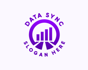 Business Graph Chart logo design