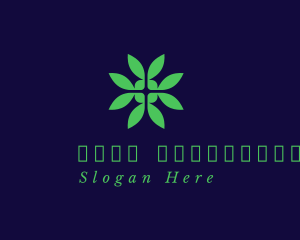 Green Eye - Green Eco Leaf logo design