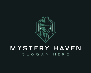 Inspector Fedora Spy logo design