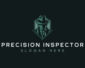 Inspector Fedora Spy logo design