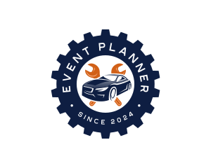 Repair - Car Garage Mechanic logo design