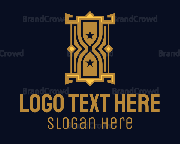 Gold Royal Hourglass Logo