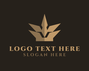 Luxury - Gold Crown Accessory logo design