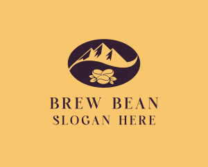 Coffee - Coffee Bean Mountain logo design