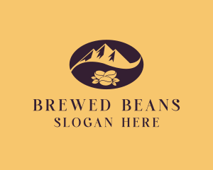Coffee - Coffee Bean Mountain logo design