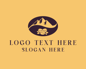 Coffee Shop - Coffee Cafe Bean Mountain logo design