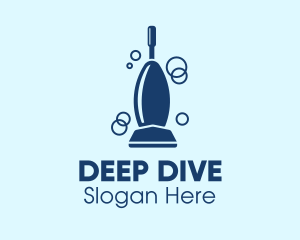 Deep - Deep Clean Vacuum logo design