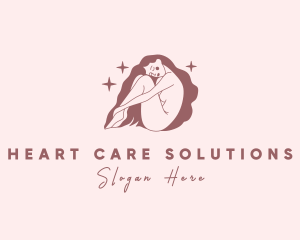 Naked Woman Wellness Spa logo design