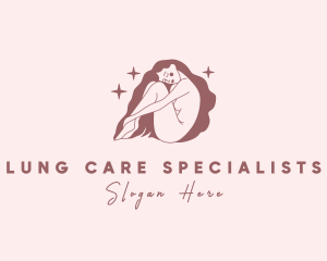 Naked Woman Wellness Spa logo design