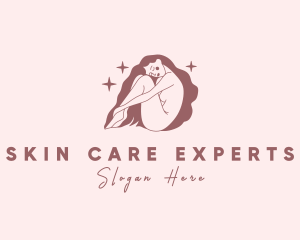 Naked Woman Wellness Spa logo design