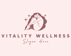 Naked Woman Wellness Spa logo design