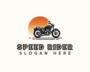 Motorbike - Motorbike Vehicle Rider logo design