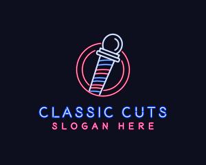 Barber Grooming Styling logo design