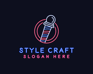 Barber Grooming Styling logo design