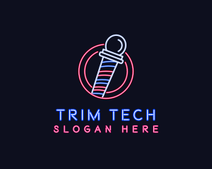 Trim - Barber Grooming Styling logo design