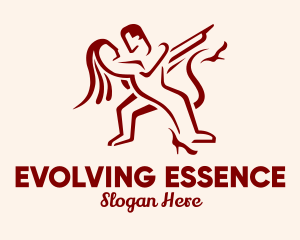 Ballroom Dancing People logo design