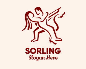 Ballroom Dancing People logo design