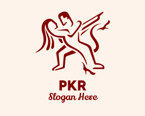 Ballroom Dancing People logo design