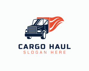 Logistics Trailer Truck logo design