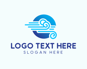 Bliss - Wind Energy Ventilation logo design