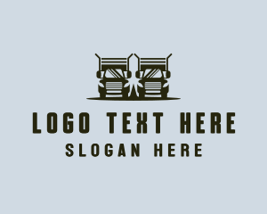 Shipping - Trailer Truck Delivery logo design