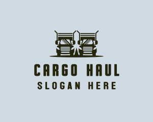 Trailer Truck Delivery logo design