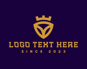 Queen - Royal Shield Letter Y logo design
