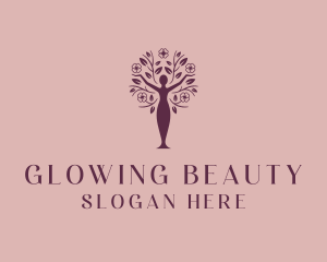 Aesthetician - Organic Beauty Spa logo design