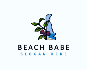 Delaware Beach Plum logo design