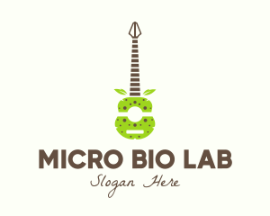 Natural Organic Guitar logo design