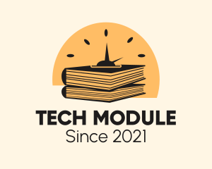 Module - Clock Learning Book logo design